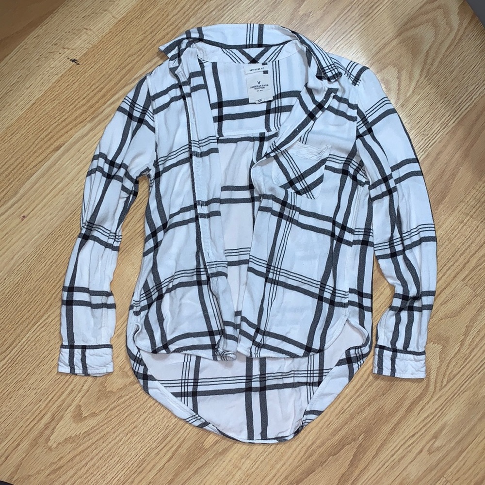 Black and white flannel